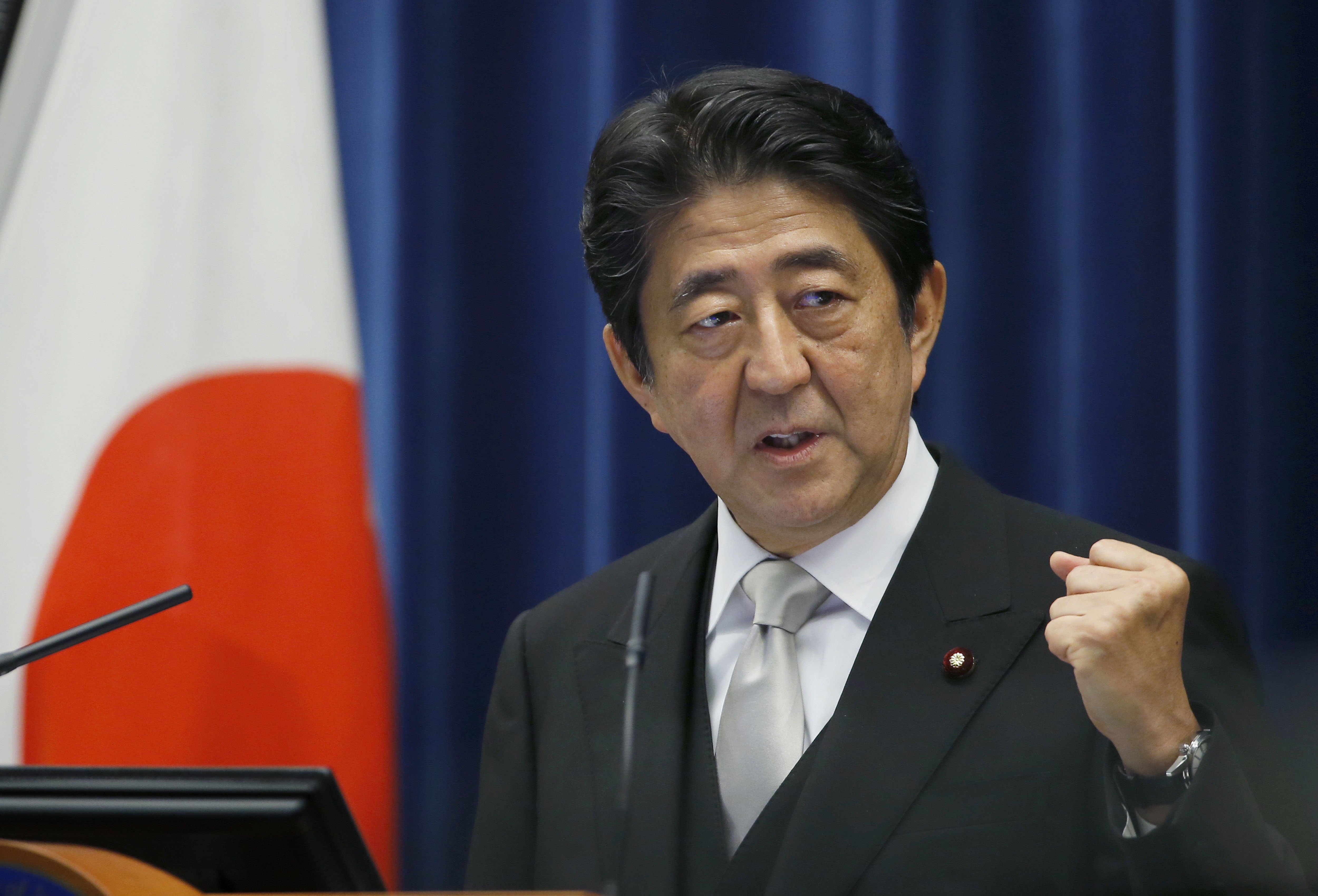Prime Minister Shinzo Abe. | Source: Japantimes