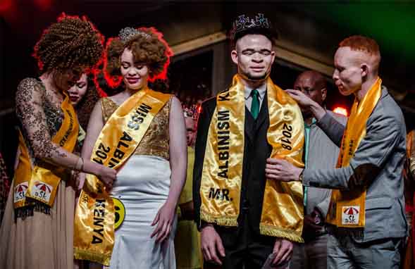 East Africa hosts the first-ever Mr and Miss Albinism East Africa in Nairobi, Kenya