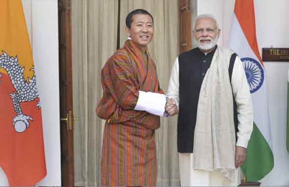 During Bhutanese PM Lotay Tshering’s state visit to India, Indian PM Narendra Modi promised a $45 billion contribution for Bhutan’s economic development