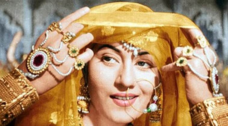 Madhubala as Anarkali in Mughal-e-Azam 