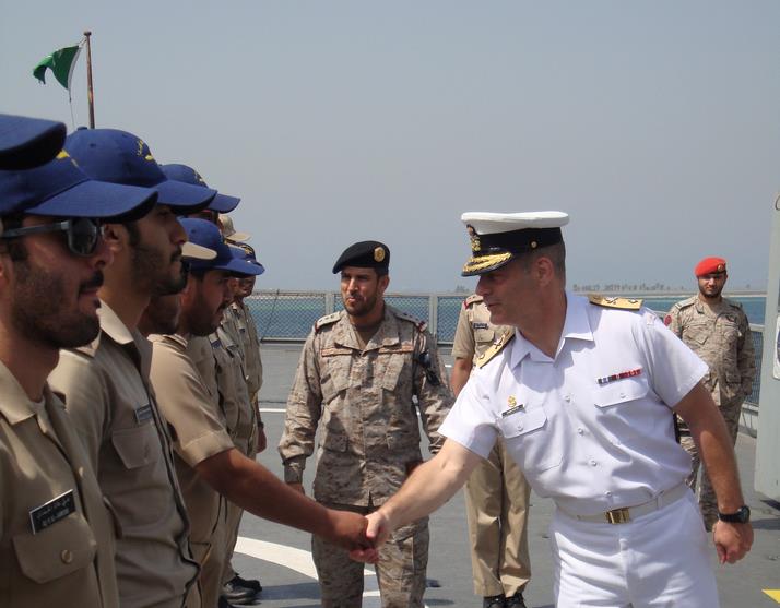 India’s Chief of the Naval Staff Admiral Sunil Lamba in Saudi Arabia, 2018