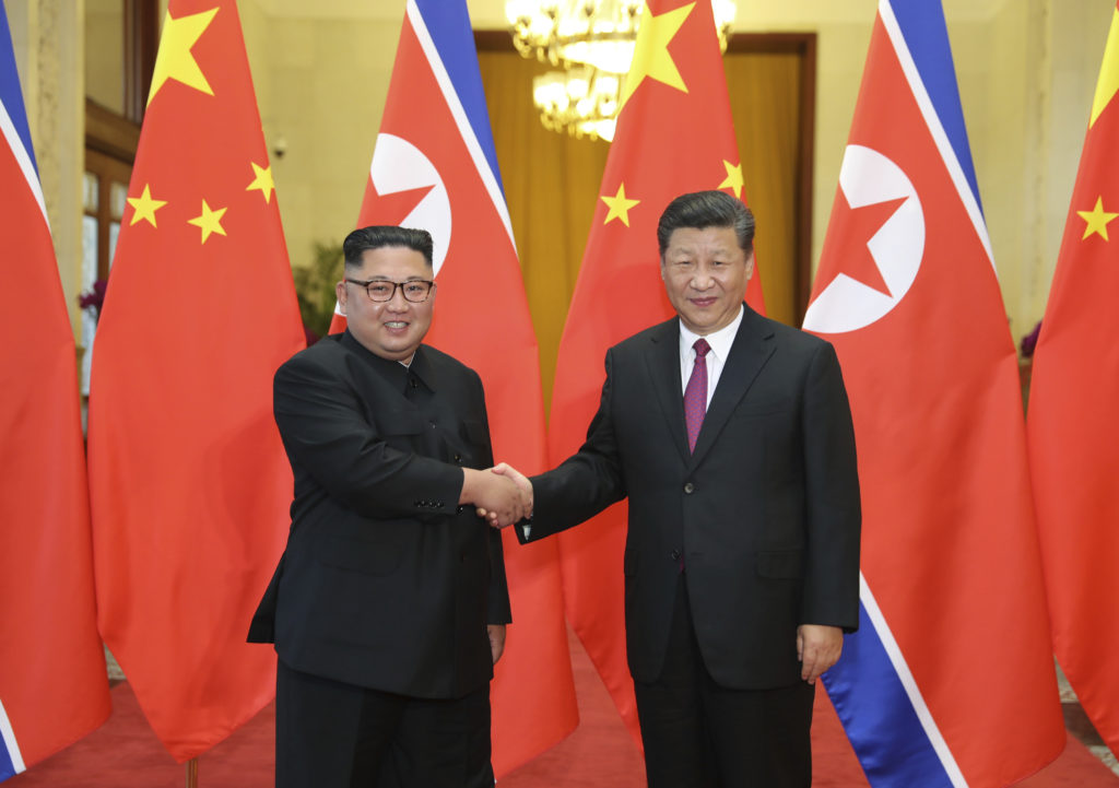 'Xi Jinping visits Kim Jong-un'''