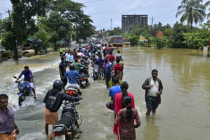 Floods ravage several states in India