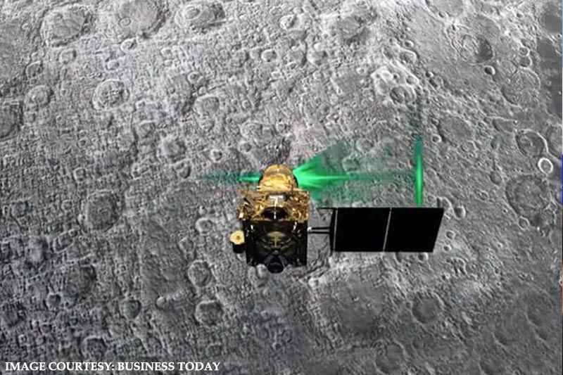 Vikram lander has been spotted, a day after it lost contact with the space station