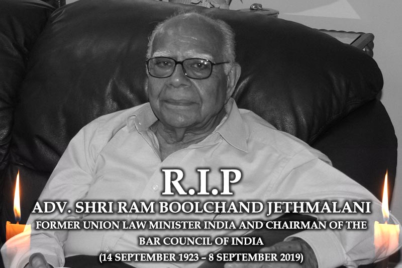 Veteran lawyer Ram Jethmalani passes away