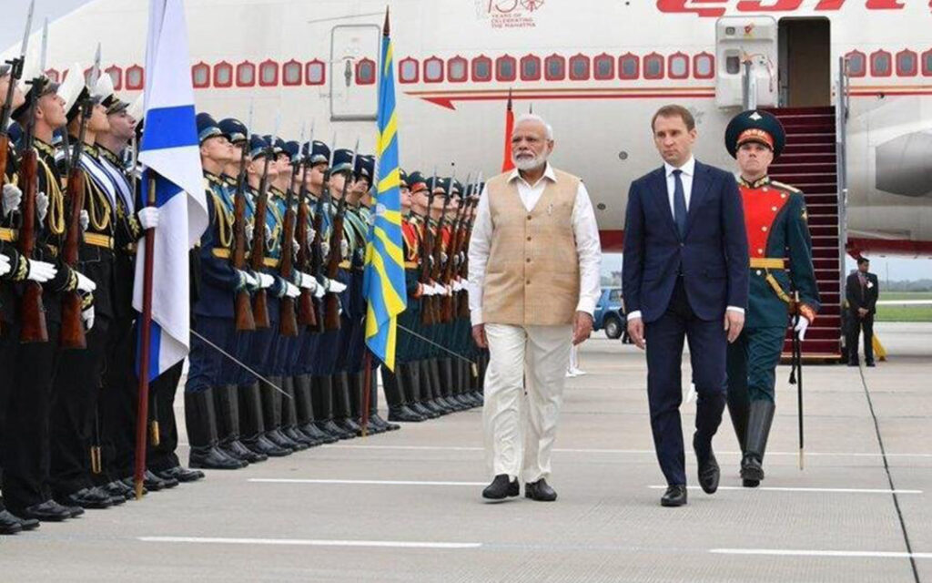 PM Modi arrives in Vladivostok for two-day Russia visit