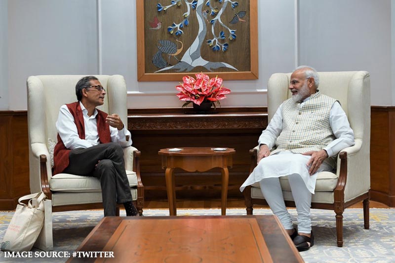 Prime Minister Modi and the Nobel Laureate met on Tuesday.