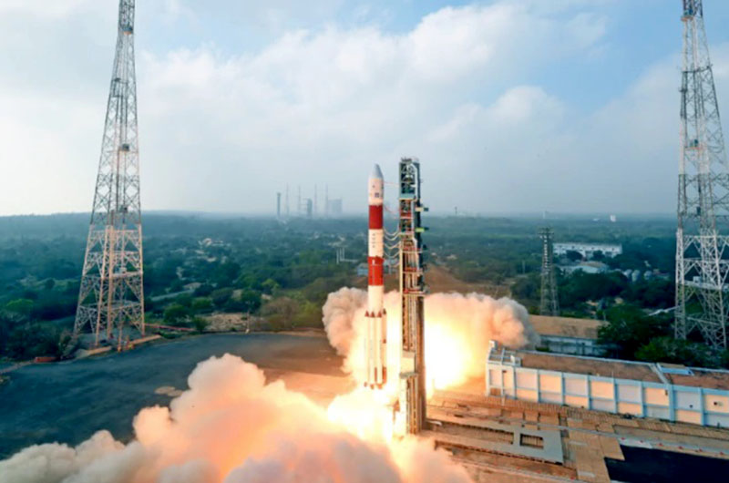 ISRO successfully launches CARTOSAT-3 and 13 US nano satellites from Sriharikota.