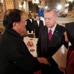 Vice President of India Venkaiah Naidu met the other world leaders – President of the USA Donald Trump, the former Chancellor of Germany, Ms. Angela Merkel, the President of Kenya, Mr. Uhuru Kenyatta and the President of Turkey, Mr. Recep Tayyip Erdogan – at the Banquet hosted by the President of France, Emmanuel Macron, in Paris, France, on November 10, 2018, to mark the 100th anniversary of Armistice Day, which the Allies and Germany signed in 1918 to end World War I.