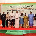 Vice President of India M Venkaiah Naidu inaugurated 1st Jaipur Foot camp at Malawi under “India for Humanity” initiative within the context of Mahatma Gandhi’s 150th birth anniversary. In the presence of Malawian dignitaries, he handed over artificial limbs to the beneficiaries.