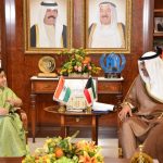 Minister of External Affairs of India Smt. Sushma Swaraj held talks with Kuwait’s Deputy Prime Minister & Finance Minister Sheikh Sabah Khalid Al-Hamad Al- Sabah. Discussed avenues to further strengthen the bilateral relationship, investments & security cooperation. #IndiaKuwait