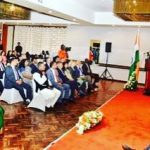 Vice President of India M Venkaiah Naidu interacted with the Indian community in Zimbabwe. He appreciated the talent, hard work and enterprising spirit of the Indian diaspora that has contributed to the progress of Zimbabwe.