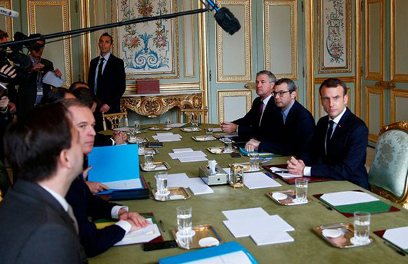 French President has refused to bow down to street protestors.