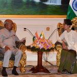 President Kovind with Daw Aung San Suu Kyi