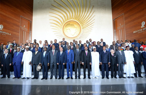 African Union Leaders at the 32nd Ordinary Session of the Assembly of the African Union, a two-day meeting held in Addid Ababa, Ethiopia.