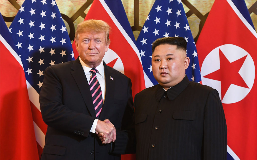 US President Donald Trump and North Korean Premier Kim Jong-Un