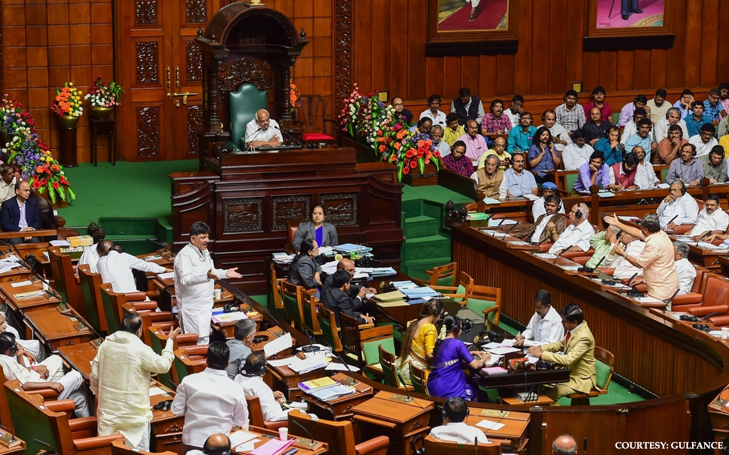 The Karnataka Assembly Speaker has declared BJP as the winner in the confidence motion vote on 23 July