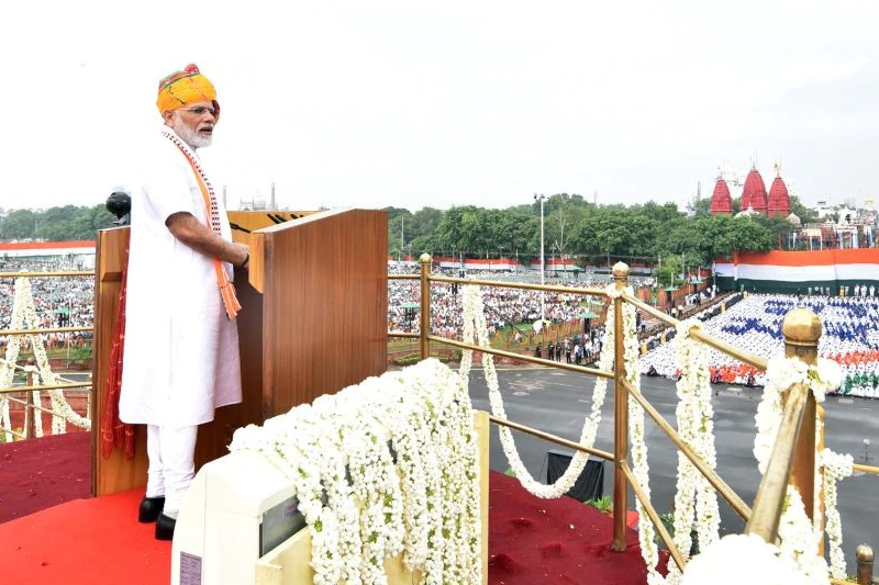 PM Modi addresses the nation on the occasion of 73rd Independence Day