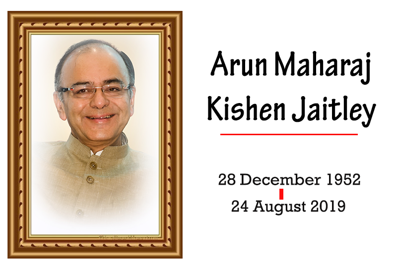 Former Union Minister Arun Jaitley passed away on Saturday at the age of 66.
