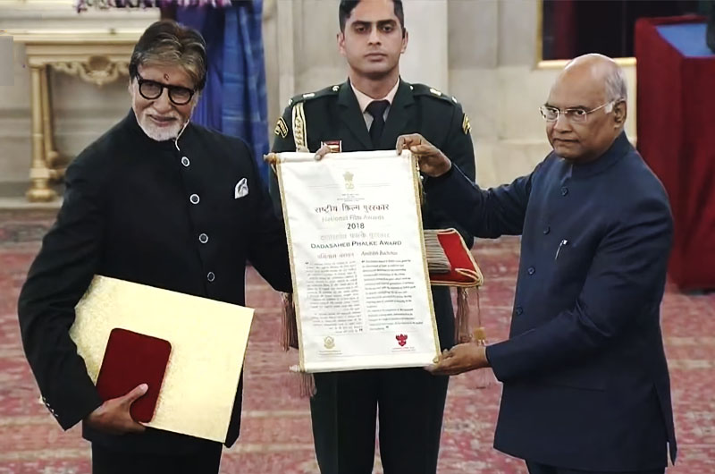 The Legend Amitabh Bachchan Receives the Honor