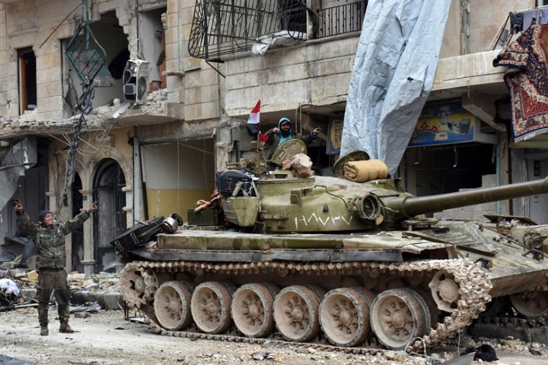 Cities in chaos as the Syrian forces take control of the rebel bastions