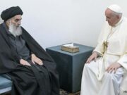 Pope Franscis Holds Historic Meeting with Islamic Cleric Grand Ayatollah Ali al-Sistani