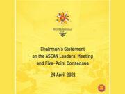 ASEAN 2021 Shares A 5 Point Agenda Restoration of Peace in Myanmar
