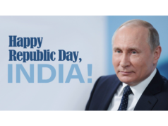Russian President Vladimir Putin’s congratulatory message on the occasion of the Republic Day of India
