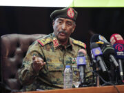 Sudan’s Military Leader Burhan Dismisses Sanctions Threats, Lauds Ties with Israel