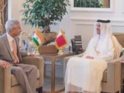 Indian Foreign Minister Meets Qatar’s PM