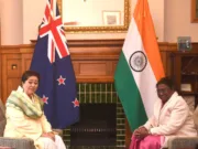 Indian President Murmu Discusses Enhancing Bilateral Ties with New Zealand’s Deputy PM