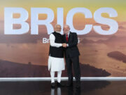 Indian Prime Minister Narendra Modi at BRICS 2025