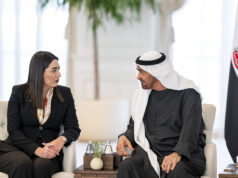 UAE President Holds Talks with Armenian Minister of Internal Affairs