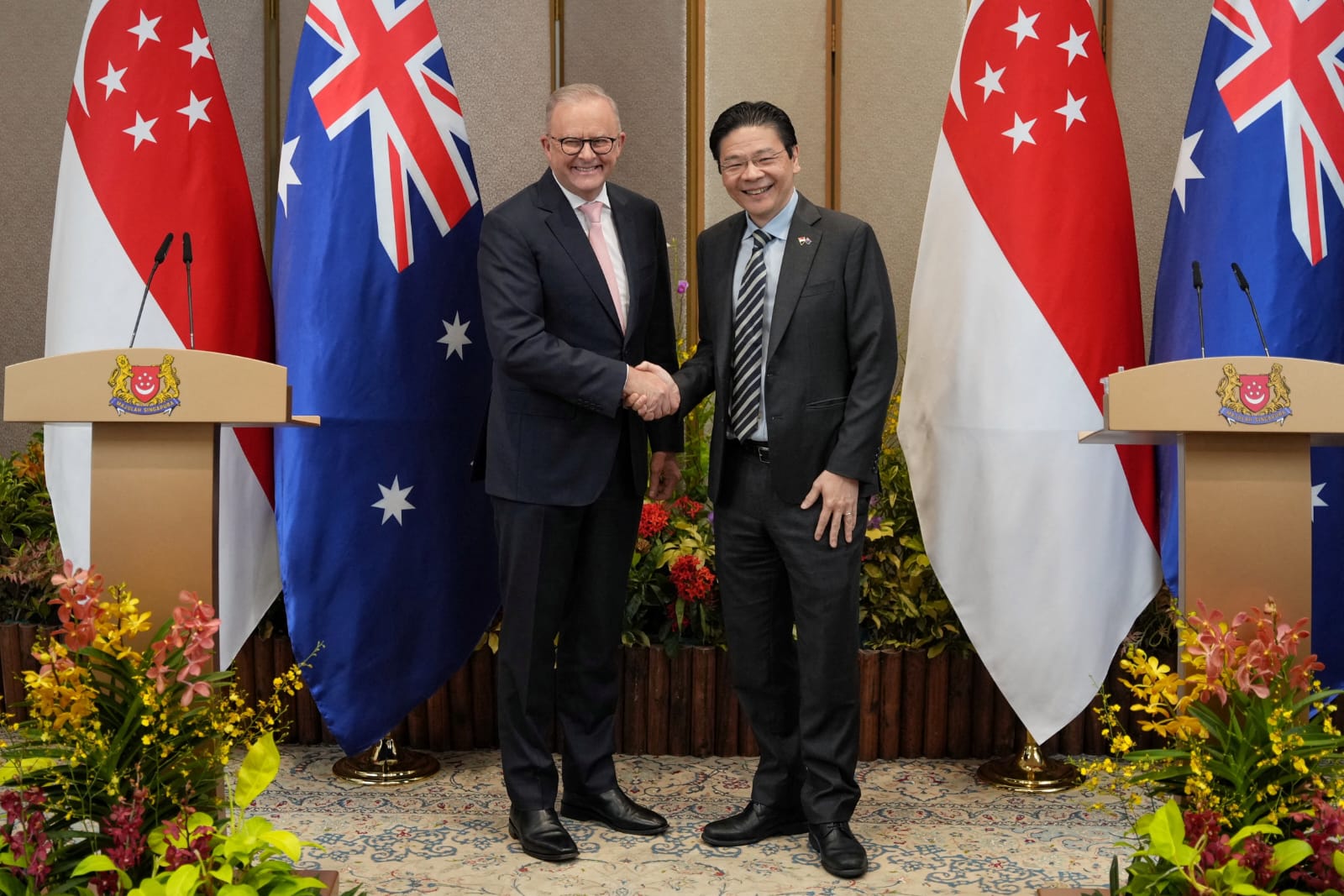 Australia-Singapore Sign a Joint Statement