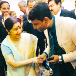 CEO & Publisher of Diplomacy & Beyond Plus with the Hon. Minister of External Affairs, India CEO & Publisher of Diplomacy & Beyond Plus with the Hon. Minister of External Affairs, India