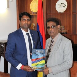 CEO & Publisher of Diplomacy & Beyond Plus with the Hon. Vice President of the Republic of Mauritius, H.E. Paramasivum Pillay “Barlen” Vyapoory CEO & Publisher of Diplomacy & Beyond Plus with the Hon. Vice President of the Republic of Mauritius, H.E. Paramasivum Pillay “Barlen” Vyapoory