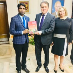CEO & Publisher of Diplomacy & Beyond Plus with the Hon. Ambassador of Russia to India CEO & Publisher of Diplomacy & Beyond Plus with the Hon. Ambassador of Russia to India