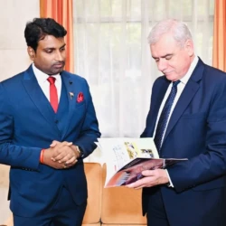 With the Ambassador of Hungary