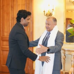 CEO & Publisher of Diplomacy & Beyond Plus with the Hon. Vice President of Mauritius